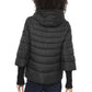 Black Polyester Women Jacket