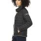 Black Polyester Women Jacket