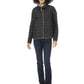 Black Polyester Women Jacket