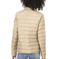 Beige Polyester Women Jacket