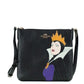 Disney Evil Queen Motif Pebble Leather Rowan File Crossbody Bag