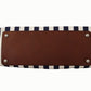 Multicolor Cotton Leather Chic Shoulder Bag