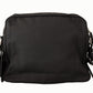 Elegant Black Canvas Leather Messenger Bag