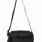 Elegant Black Canvas Leather Messenger Bag