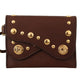 Elegant Leather Bifold Wallet & Keychain Set