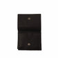 Elegant Black Leather Multi-Kit Trifold Wallet