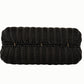 Elegant Black Weaved Medium Sicily Bag