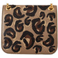 Elegant Leopard Print Leather Evening Bag