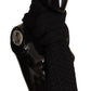 Elegant Black Cashmere Scarf