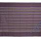 Elegant Striped Logo Cotton Scarf