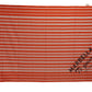 Elegant Striped Cotton Scarf with Logo Print