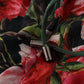 Multicolor Rose Print Swim Shorts