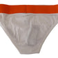 Exclusive Italian Cotton Underwear - White & Orange