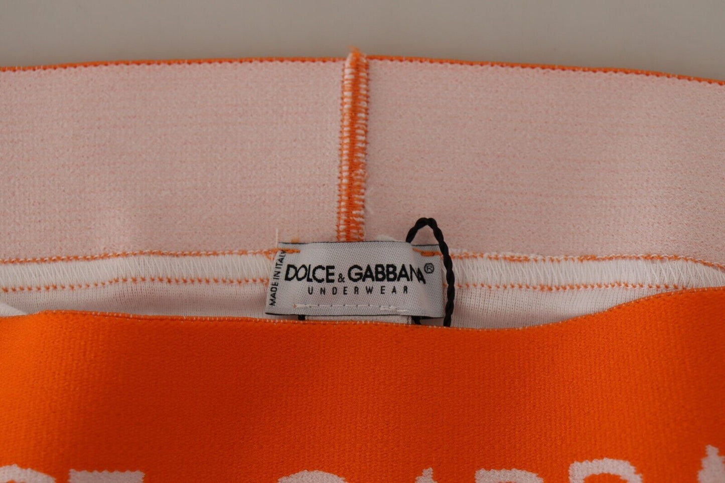 Exclusive Italian Cotton Underwear - White & Orange