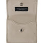 Chic White Leather Condom Case Wallet