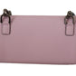 Elegant Pink Leather Bifold Wallet