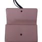 Elegant Pink Leather Bifold Wallet