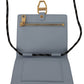 Elegant Light Blue Leather Bifold Wallet