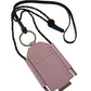 Elegant Pink Leather Wallet Card Holder