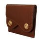 Elegant Leather Bifold Wallet with Keychain
