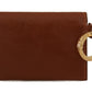 Elegant Leather Bifold Wallet with Keychain