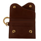 Elegant Leather Bifold Wallet with Keychain