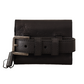 Elegant Leather Trifold Multi Kit with Belt Strap