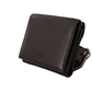 Elegant Leather Trifold Multi Kit with Belt Strap