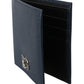 Stunning Blue Bifold Leather Wallet