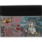 Multicolor Heart Maria Love Leather Cardholder