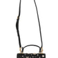 Elegant Black Leather & Exotic Ayers Satchel