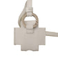 Elegant Leather Airpods Case in Pristine White