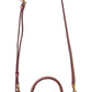 Elegant Sicily Leather Shoulder Bag in Pink