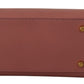 Elegant Sicily Leather Shoulder Bag in Pink