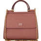 Elegant Pink Sicily Shoulder Bag