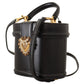 Elegant Black Leather Devotion Shoulder Bag