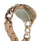 Slim Runway Rose Gold Toned Stainless Steel Chain Watch MK3223