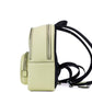 Mini Court Pale Lime Pebbled Leather Shoulder Backpack Bag