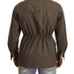 Stunning Grey Wool Windbreaker Jacket