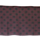Elegant Bordeaux Polka Dot Scarf Wrap