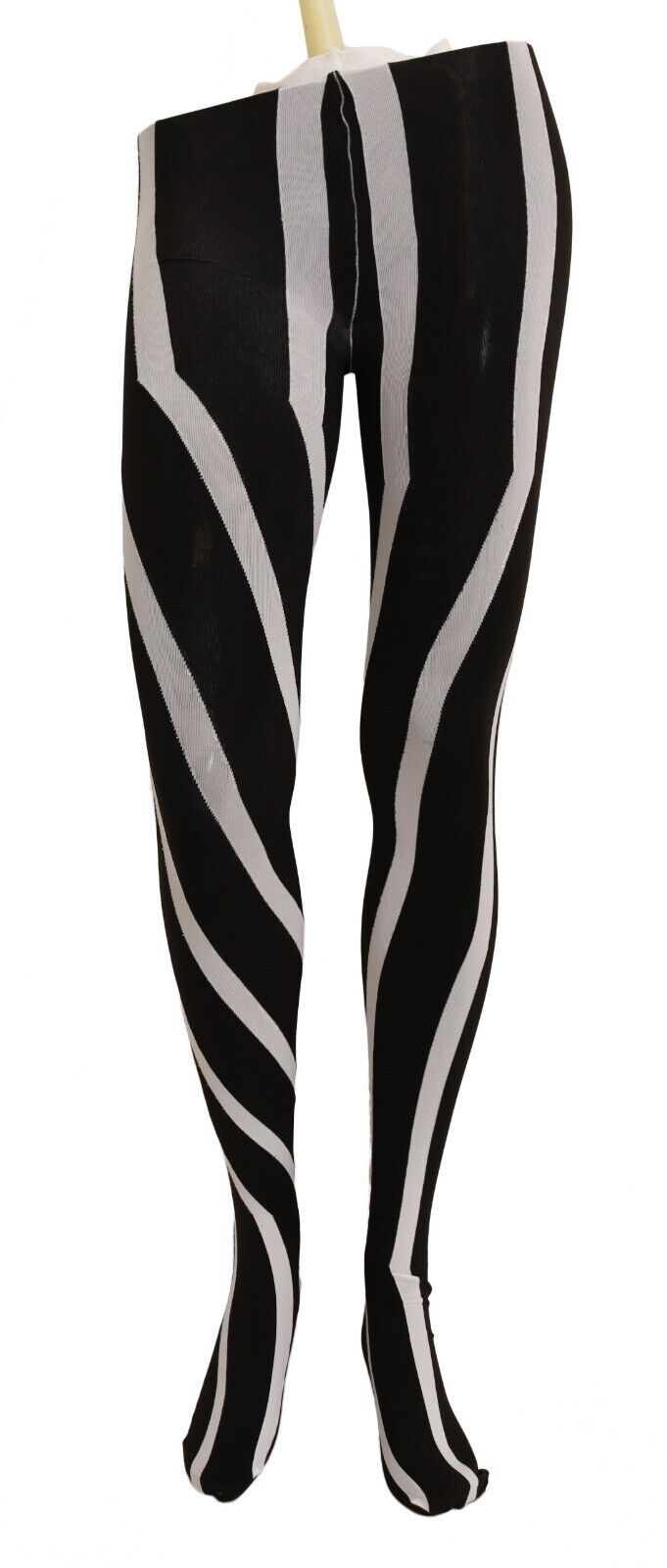 Chic Striped Nylon Micro Mesh Tights