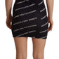 Sleek Cotton Blend Bodycon Mini Dress