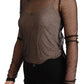Elegant Black Sheer Long Sleeve Top