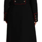 Elegant Single Breasted Buttoned Coat
