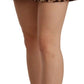 Elegant High-Waist Silk Blend Mini Shorts