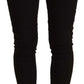 Elegant Slim-Fit Black Skinny Jeans