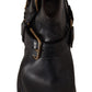Elegant Michelangelo Leather Ankle Boots