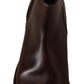 Elegant Brown Chelsea Formal Boots