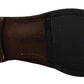 Elegant Brown Leather Ankle Boots