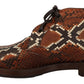 Exquisite Exotic Python Leather Ankle Boots